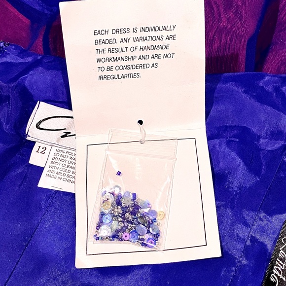 Vintage CIRE a Division of LANDA Formal Dress - Picture 9 of 9